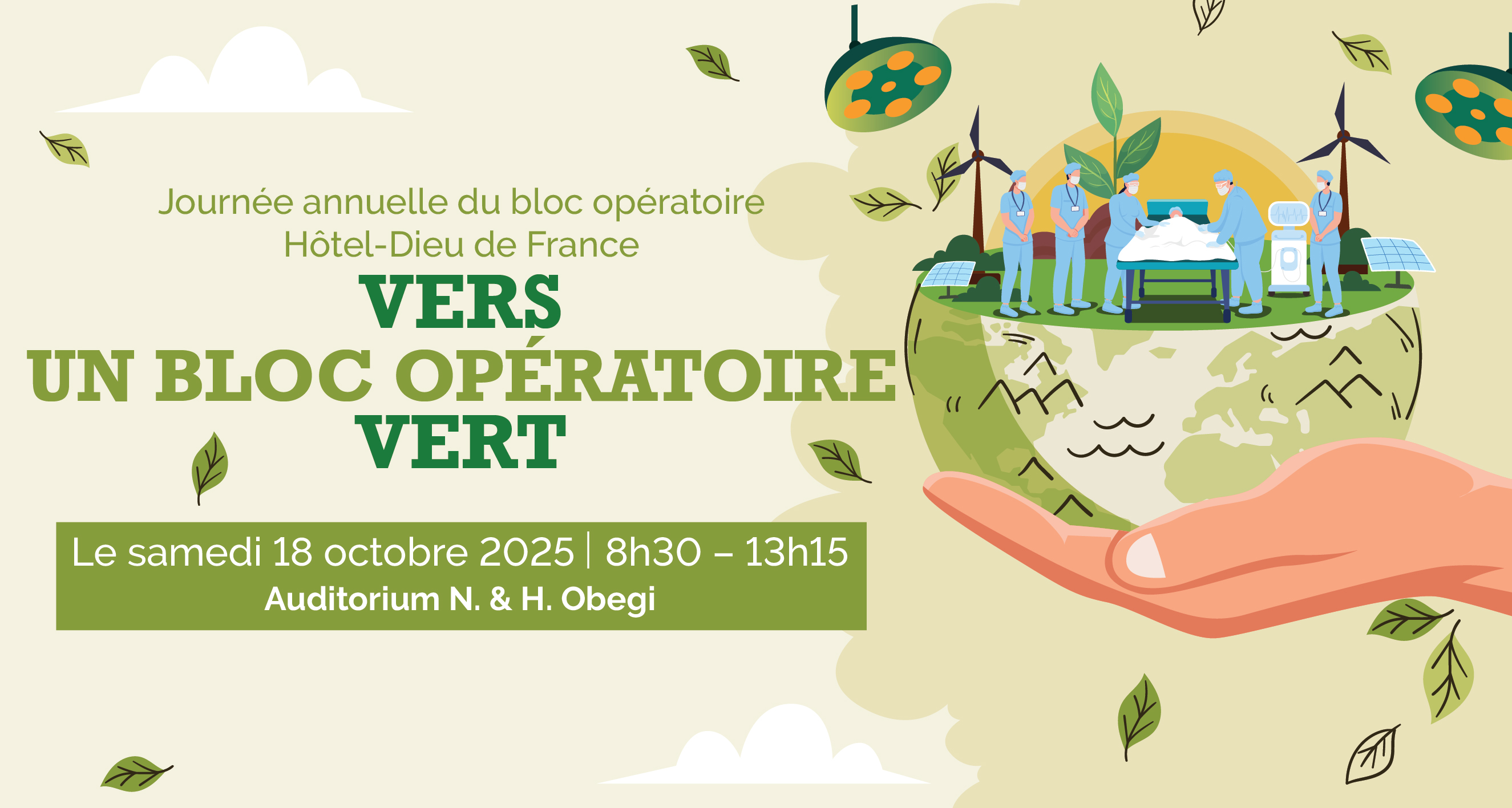 Journée annuelle du bloc opératoire: Vers un bloc opératoire vert